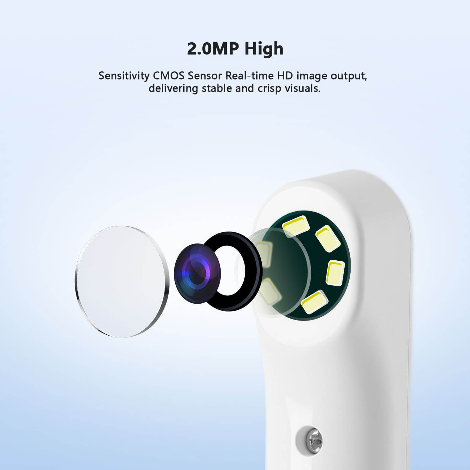 Dental USB Digital HD Intraoral Camera 6 LED Lights 2.0MP High Pixel - azdentall.com