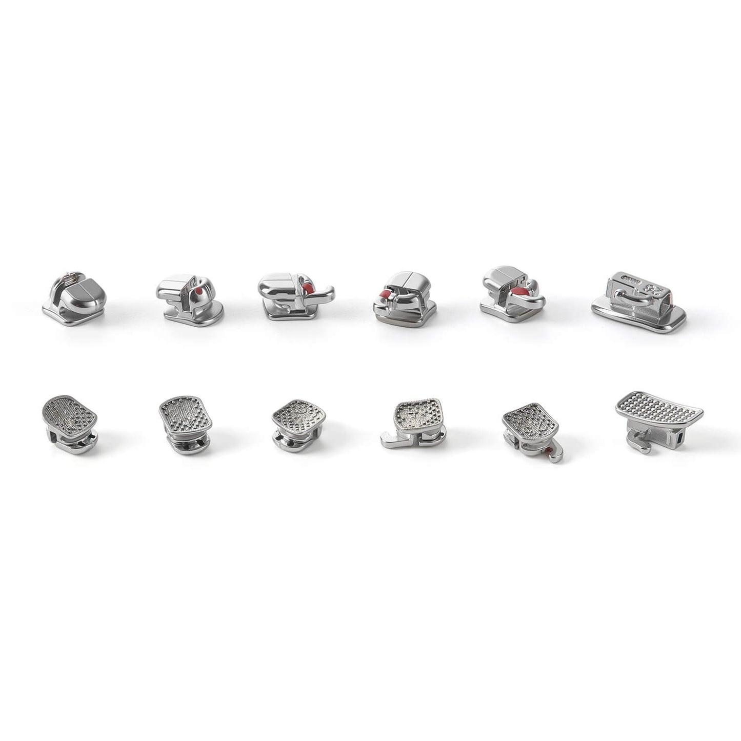 AZDENT Dental Self-Ligating Brackets Roth/MBT .022 Hooks 345 & Buccal Tubes 24pcs/Kit - azdentall.com