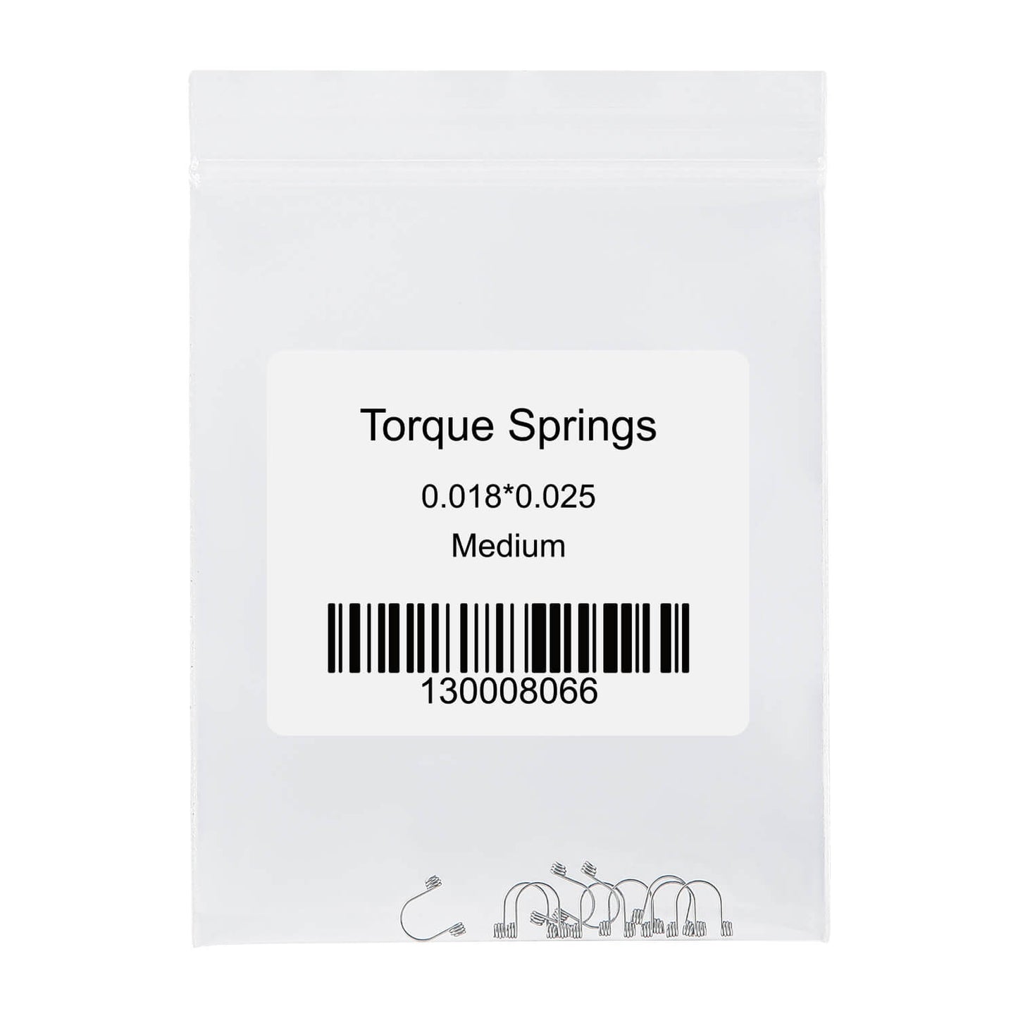 Dental Anterior Teeth Torque Rectangular Springs 0.018*0.025 Medium 10pcs/Bag - azdentall.com