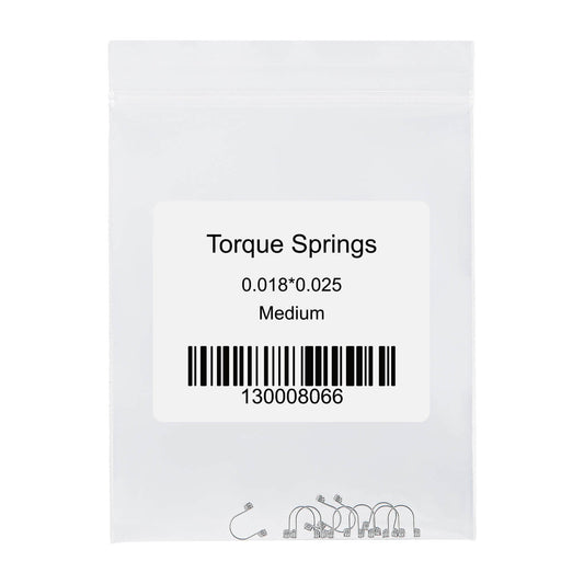 Dental Anterior Teeth Torque Rectangular Springs 0.018*0.025 Medium 10pcs/Bag - azdentall.com