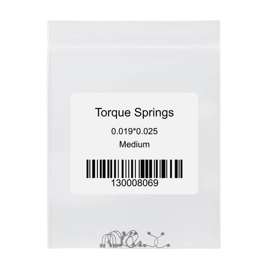 Dental Anterior Teeth Torque Rectangular Springs 0.019*0.025 Medium 10pcs/Bag - azdentall.com