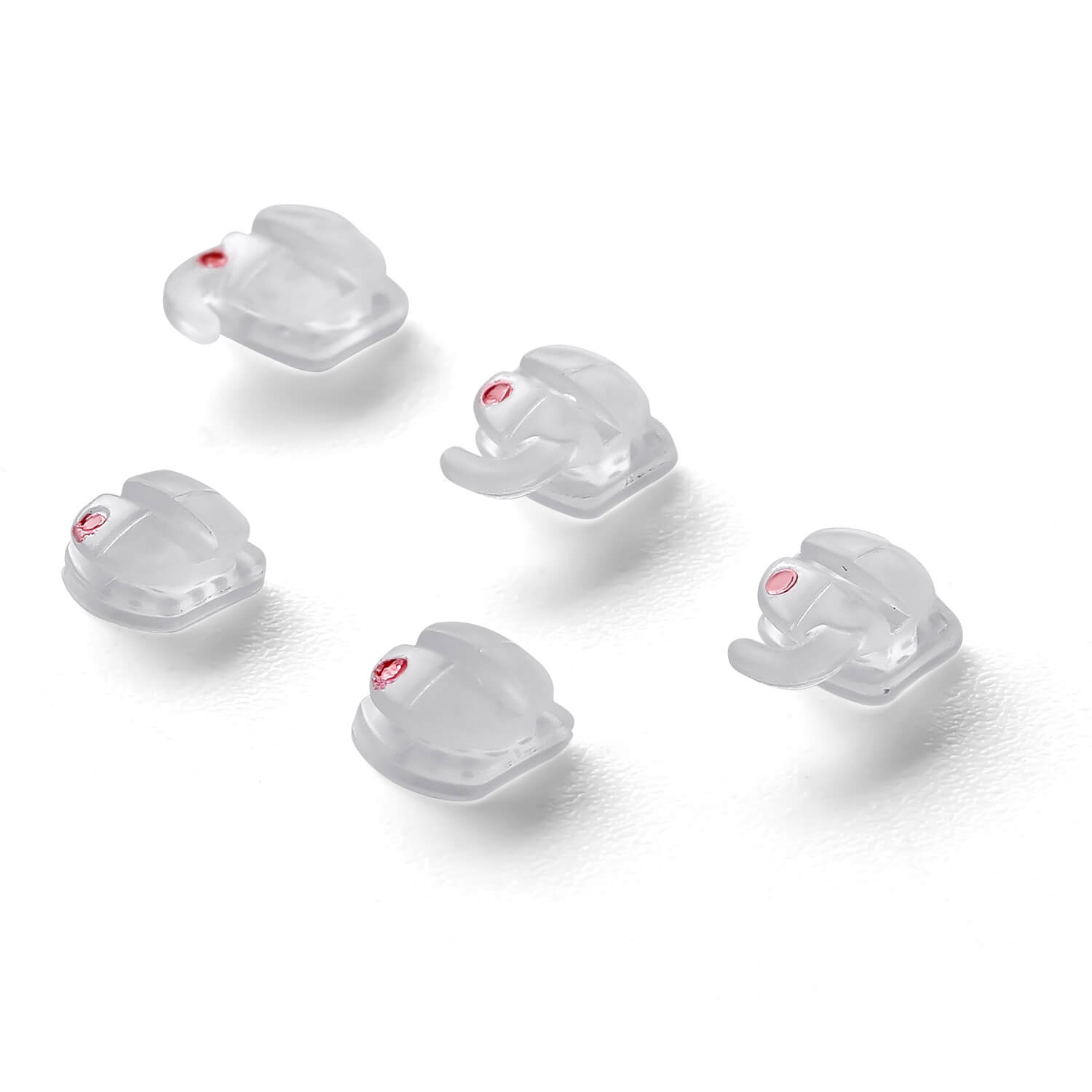 AZDENT Dental 2G Clear Ceramic Bracket Roth/MBT 0.022 Hooks On 345 20pcs/Box - azdentall.com