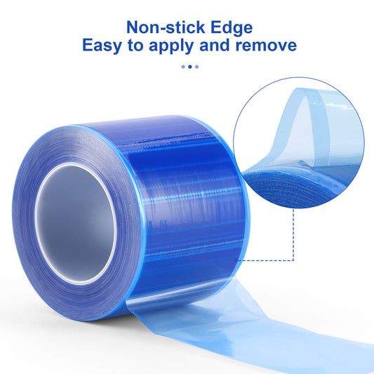 Dental Medical Barrier Film Tape Roll Adhesive 4"x6" 1200Sheets/Roll - azdentall.com