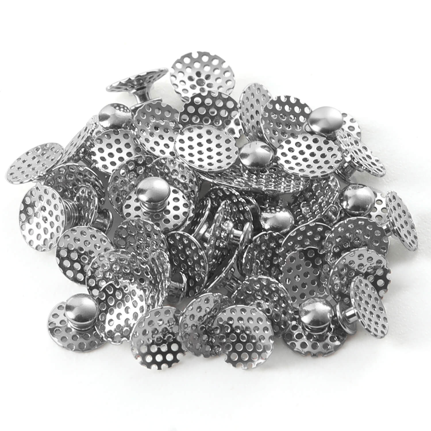 AZDENT Dental Orthodontic Bondable Lingual Button with Hole Round 50pcs/Box - azdentall.com