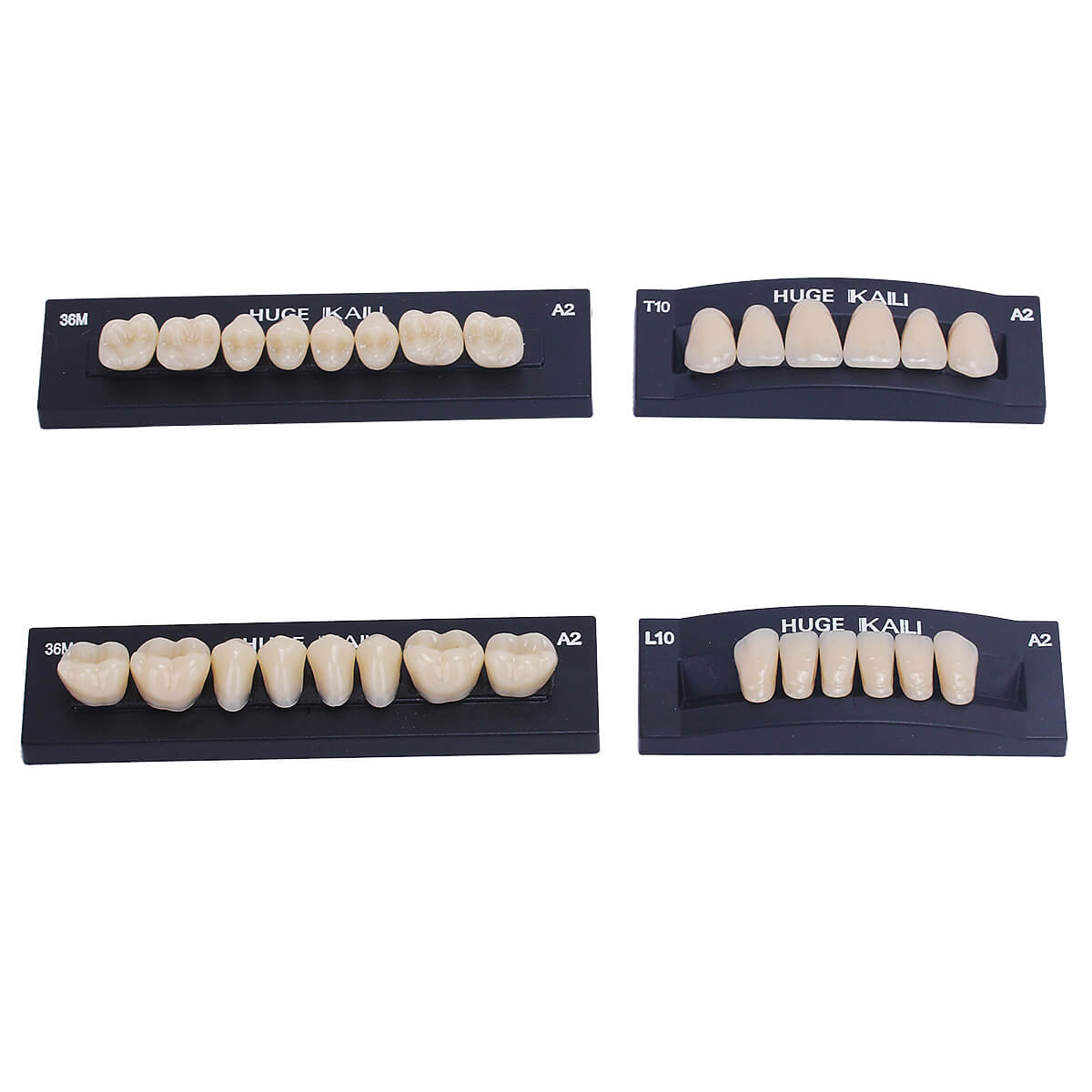 Dental Synthetic Polymer Teeth Resin Denture A1/A2/A3 28 Teeth/Set - azdentall.com