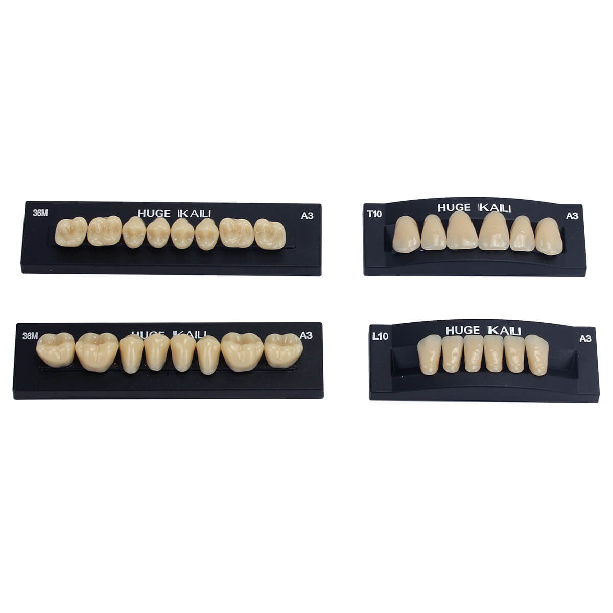 Dental Synthetic Polymer Teeth Resin Denture A1/A2/A3 28 Teeth/Set - azdentall.com