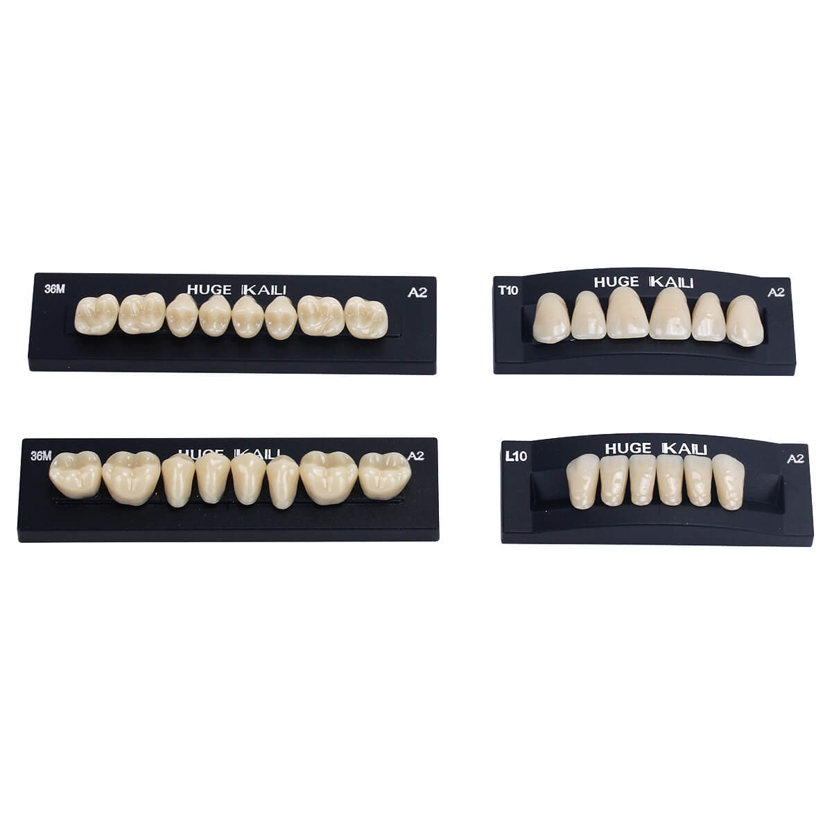 Dental Synthetic Polymer Teeth Resin Denture A1/A2/A3 28 Teeth/Set - azdentall.com