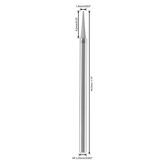 Dental Orthodontic Retainer Cutting Tungsten Carbide Bur HP 2.35mm - azdentall.com