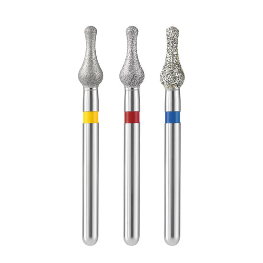 AZDENT Dental Diamond Bur Grit Fine/Extra Fine/Medium 5pcs/Box - azdentall.com