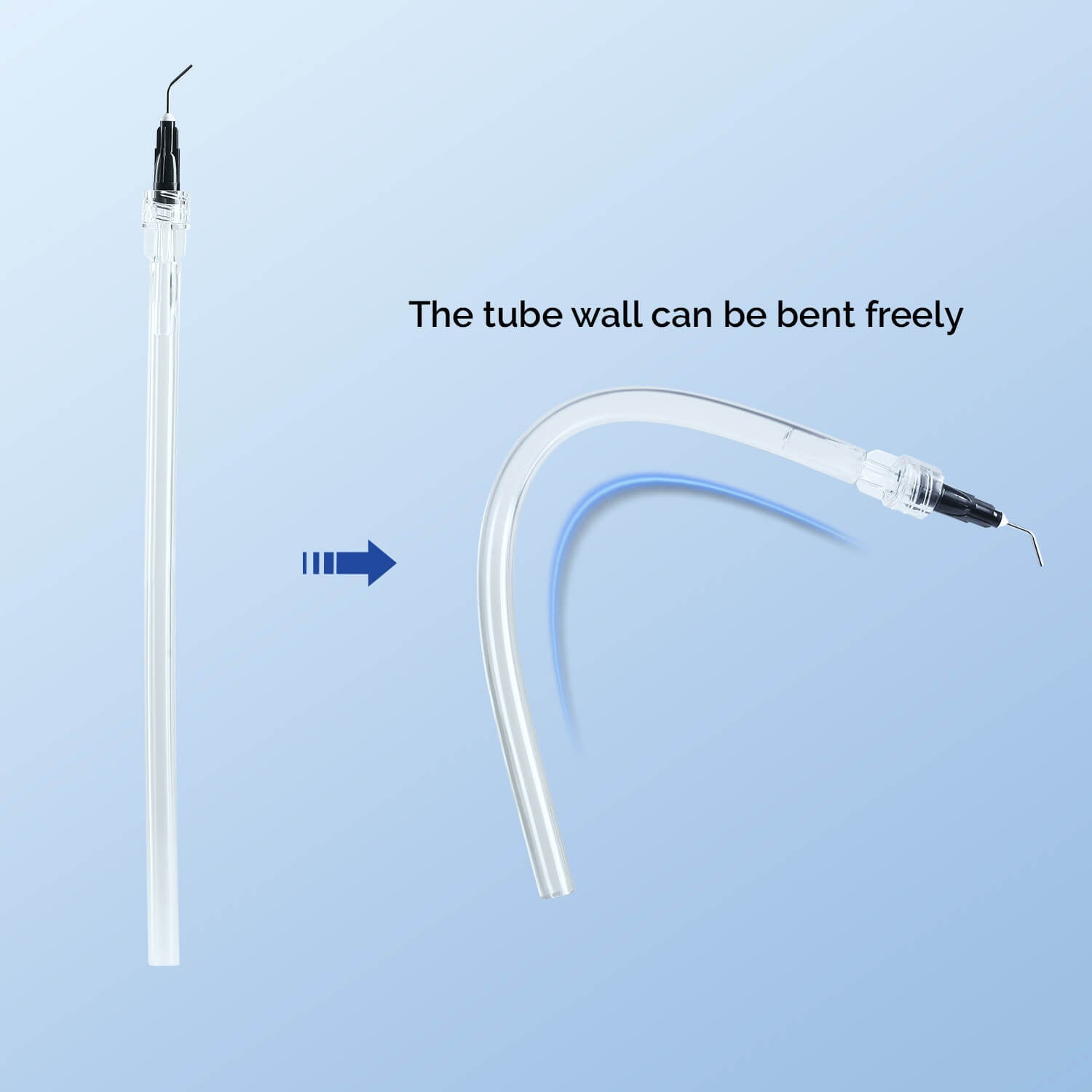 Disposable Saliva Ejector Tube with Irrigation Needle Tips 20 Kits/ Pack - azdentall.com