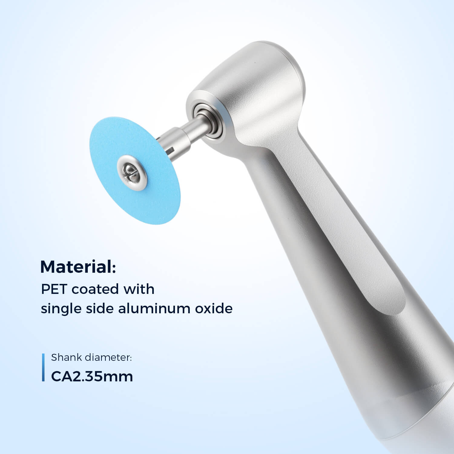 AZDENT Composite Polishing Discs φ14mm with Mandrel NO1.071 40Pcs/Box - azdentall.com