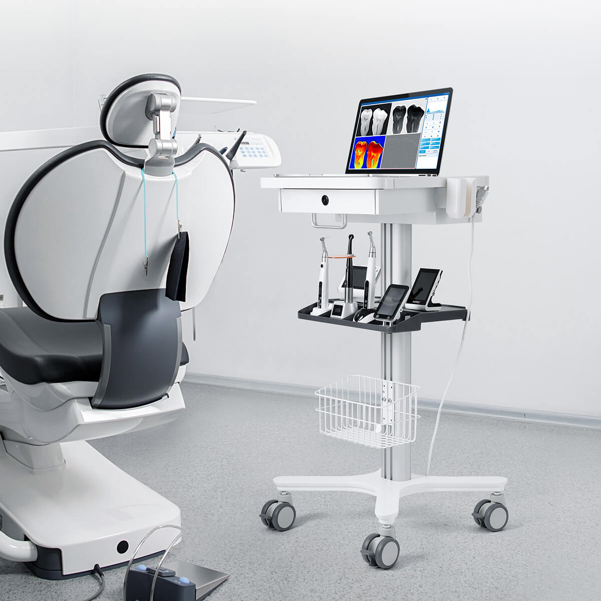 Dental Multi-Function Trolley Cart RC-1 Standard Model - azdentall.com
