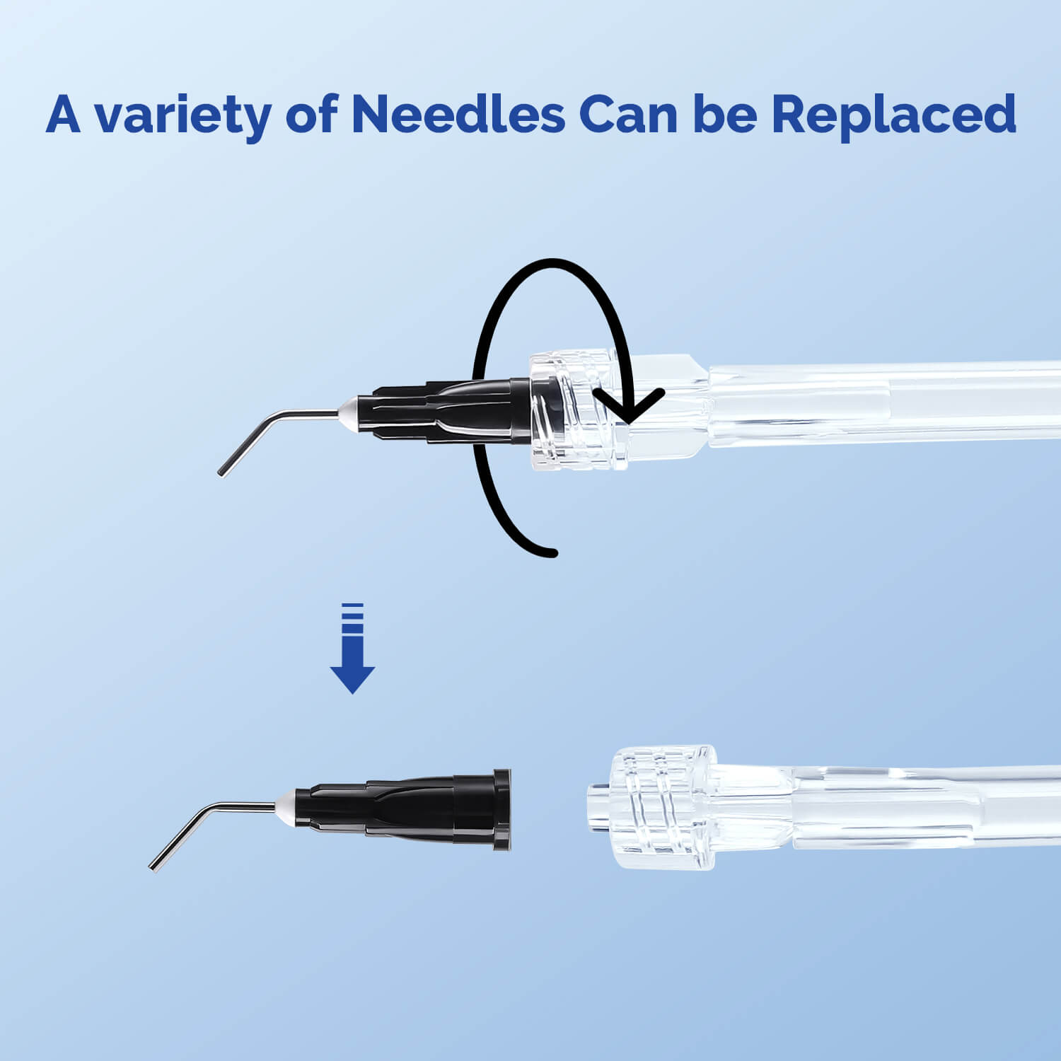 Disposable Saliva Ejector Tube with Irrigation Needle Tips 20 Kits/ Pack - azdentall.com