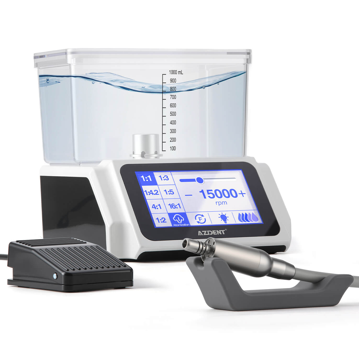 AZDENT Dental LED Electric Brushless Surgery Motor System Touch Screen with Water Supply - azdentall.com