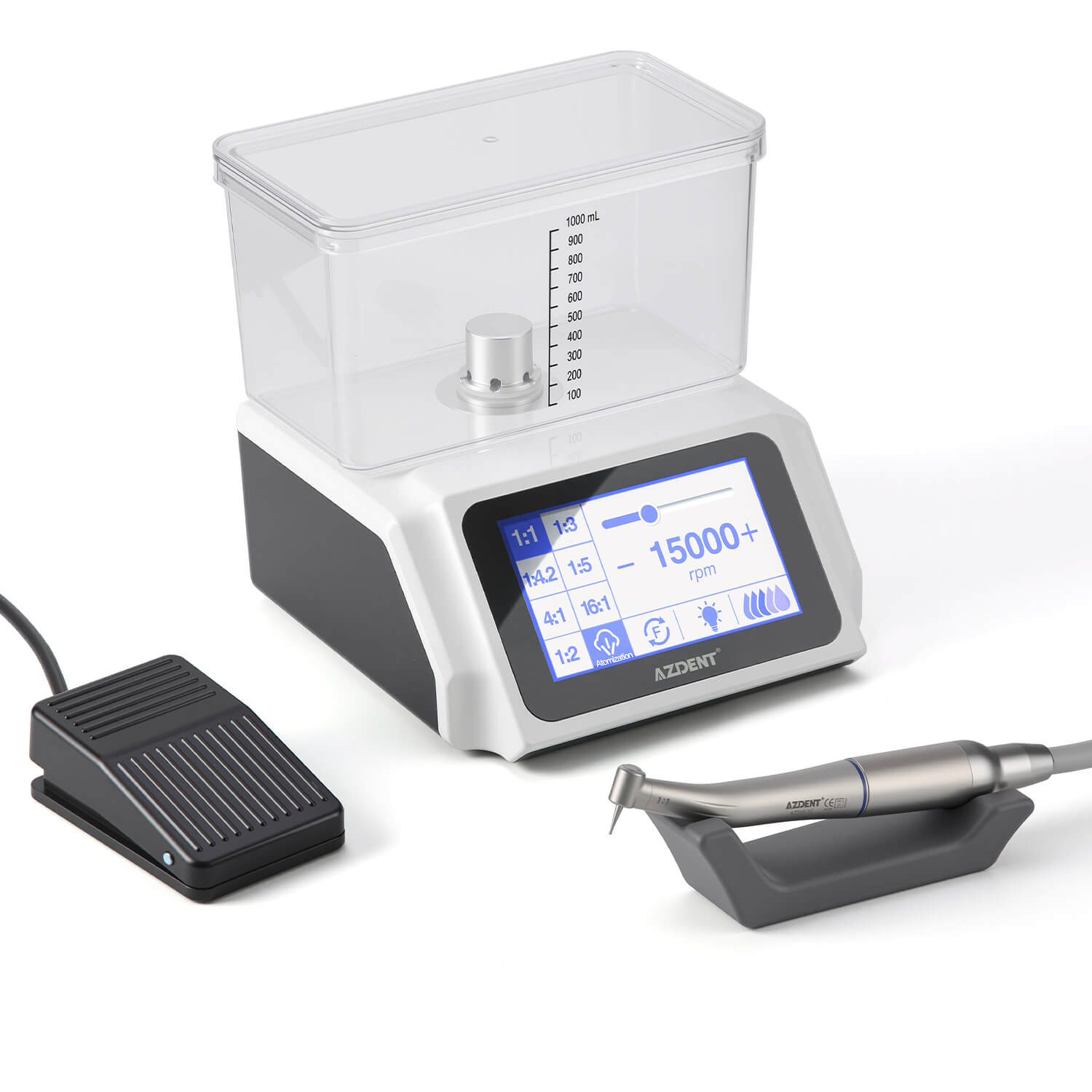 AZDENT Dental LED Electric Brushless Surgery Motor System Touch Screen with Water Supply - azdentall.com