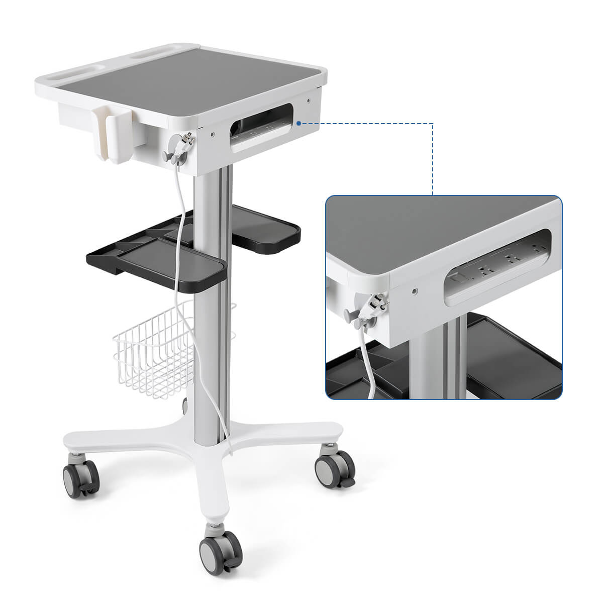 Dental Multi-Function Trolley Cart RC-1 Standard Model - azdentall.com