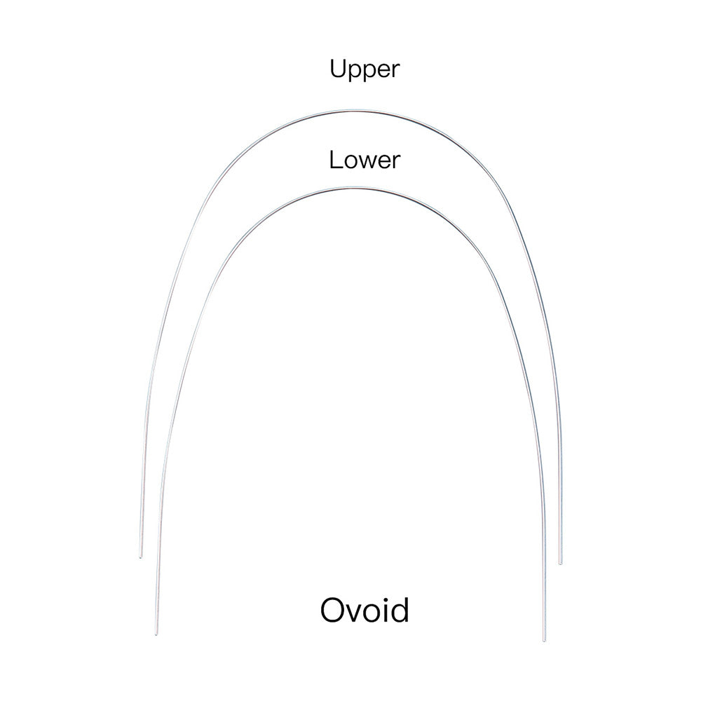 AZDENT Archwire NiTi Super Elastic Ovoid Round 0.012-0.020 Upper/Lower 10pcs/Pack - wholesale.azdentall.com