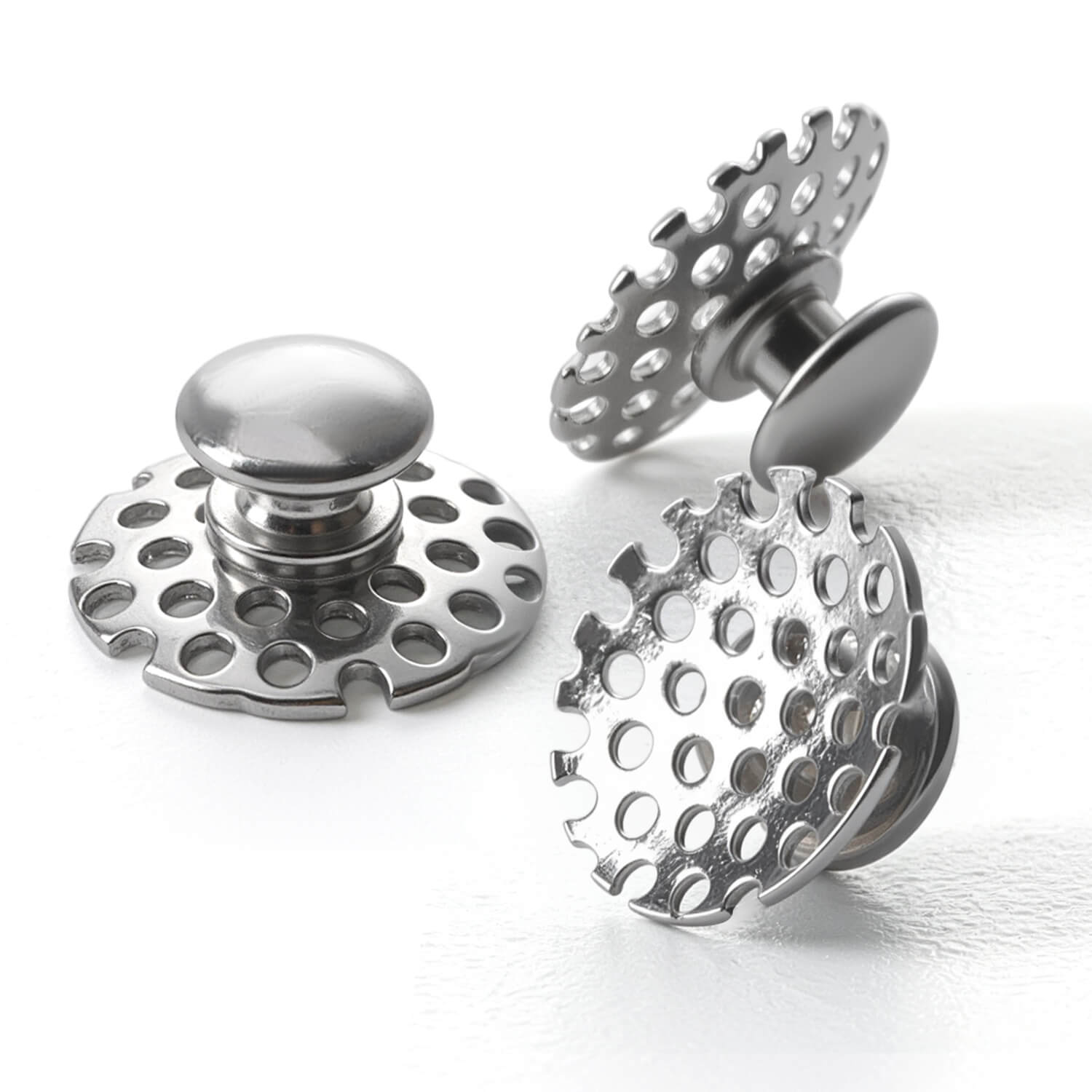 AZDENT Dental Orthodontic Bondable Lingual Button with Hole Round 50pcs/Box - azdentall.com