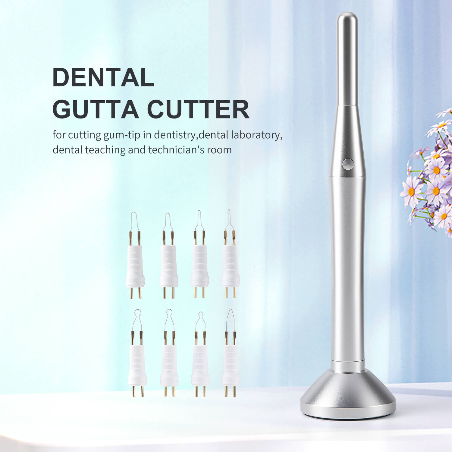 Dental Metal Gutta-Percha Point Cutter Devices with 8pcs Heated Tips - azdentall.com