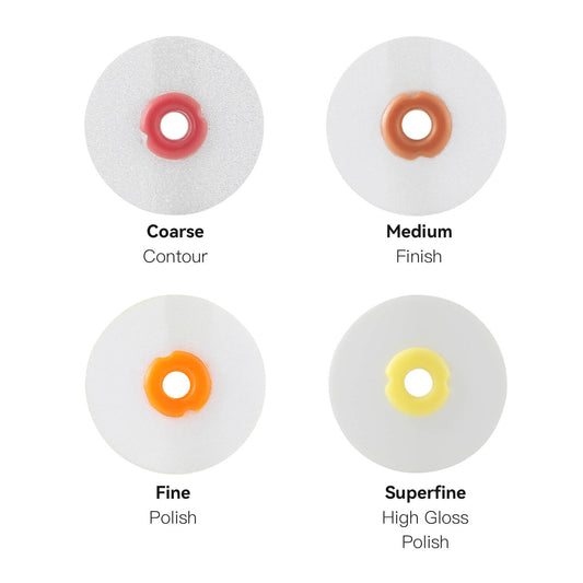 Dental Finishing & Polishing Discs 12.5mm with Mandrel CA 2.35mm 40pcs/Box - azdentall.com