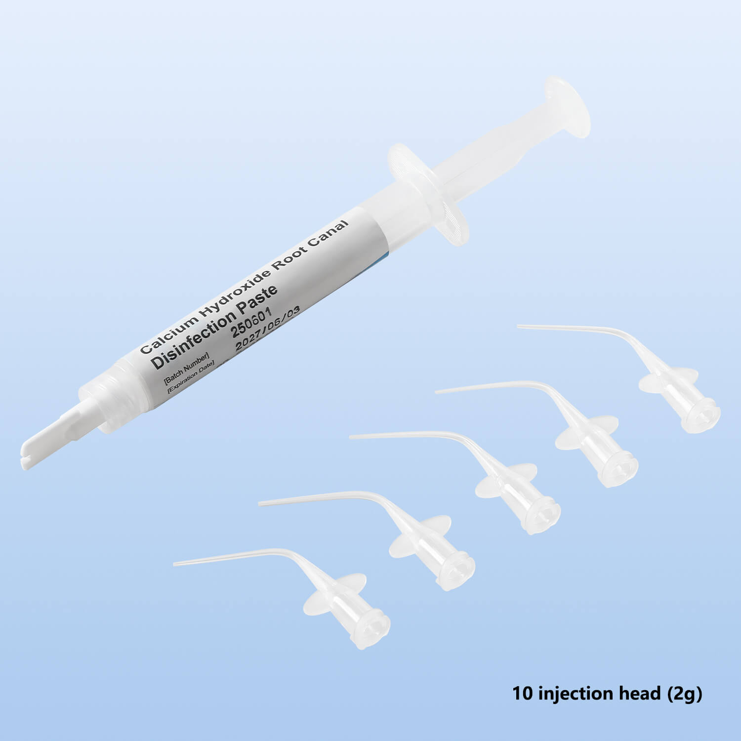 Dental Calcium Hydroxide Root Canal Disinfection Paste Injection Type 2g Syringe with 10pcs Needles - azdentall.com