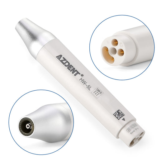 AZDENT Dental LED Ultrasonic Scaler Handpiece HW-5L & Tips G1 G2 P1 E1 Kit -wholesale.azdentall.com
