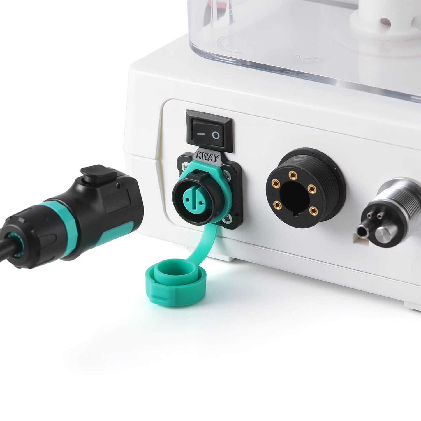 Dental LED Electric Motor w/ Water Supply 4 Holes + 1:5 Mini Electric Contra Angle Handpiece