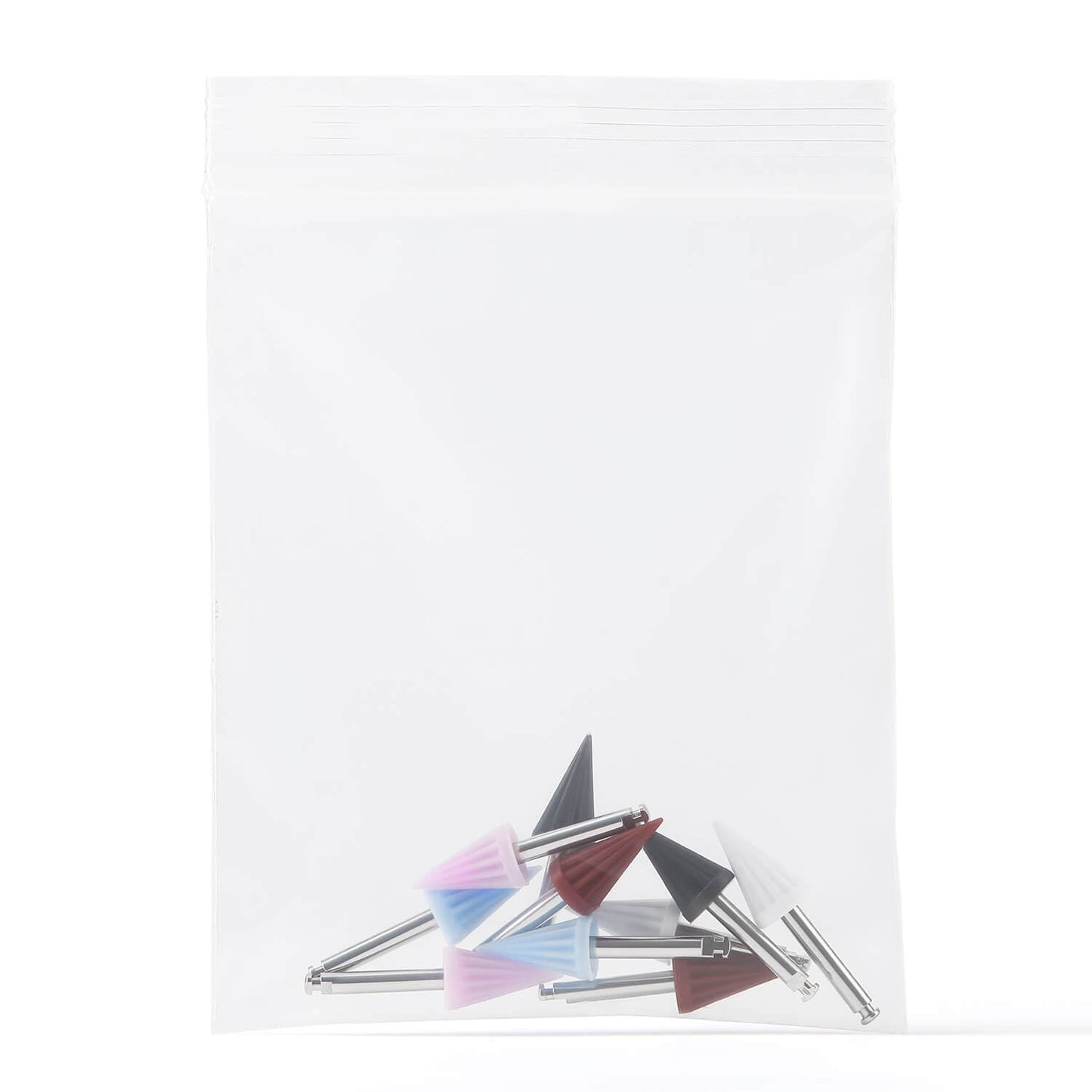 Dental Silicone Rubber Tapered Polishing Prophy Soft/Hard Cup Umbrella Shape 10pcs/Bag - azdentall.com