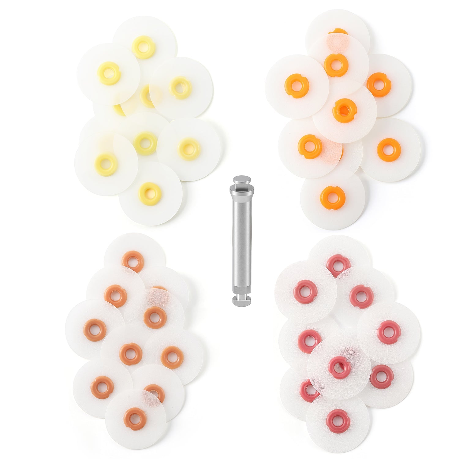 Dental Finishing & Polishing Discs 12.5mm with Mandrel CA 2.35mm 40pcs/Box - azdentall.com
