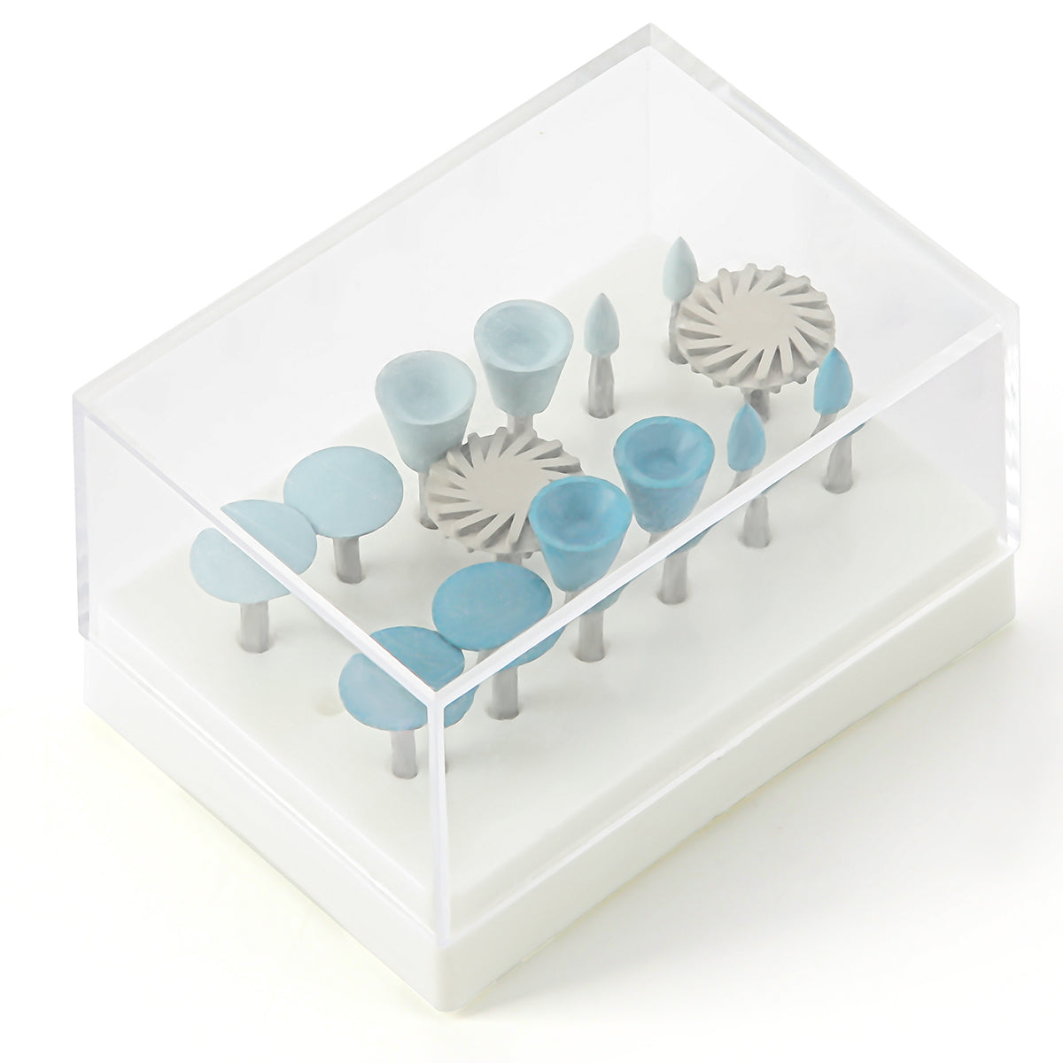 Dental Composite Polishing Kit RA 2.35MM Finishing Polishers for Contra Angle 14pcs/Box - azdentall.com