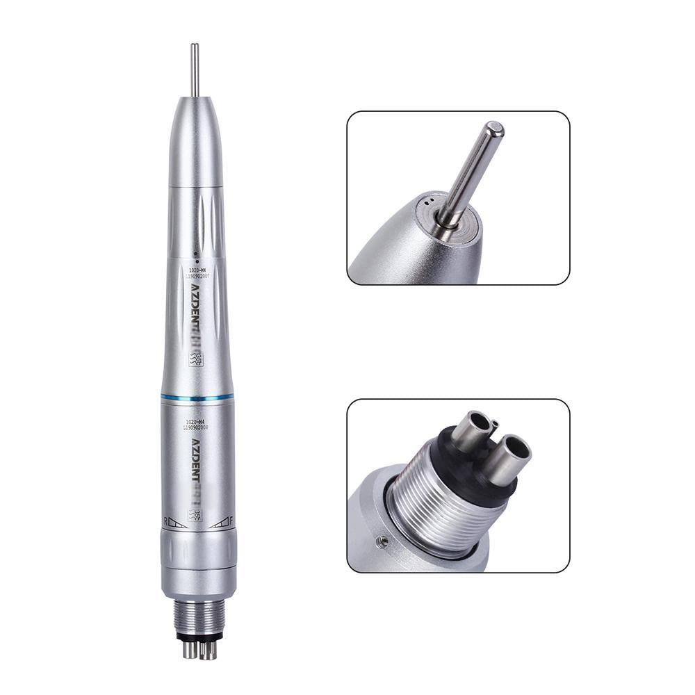 AZDENT 1:1 Low Speed Handpiece & Air Motor Set With Internal Water Spray 4 Holes