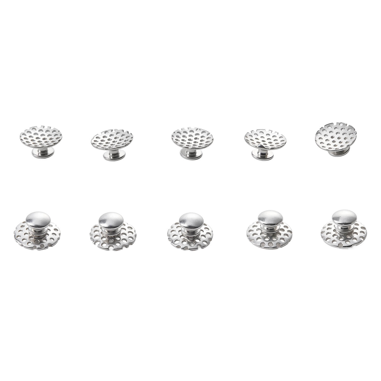 AZDENT Dental Orthodontic Bondable Lingual Button with Hole Round 50pcs/Box - azdentall.com