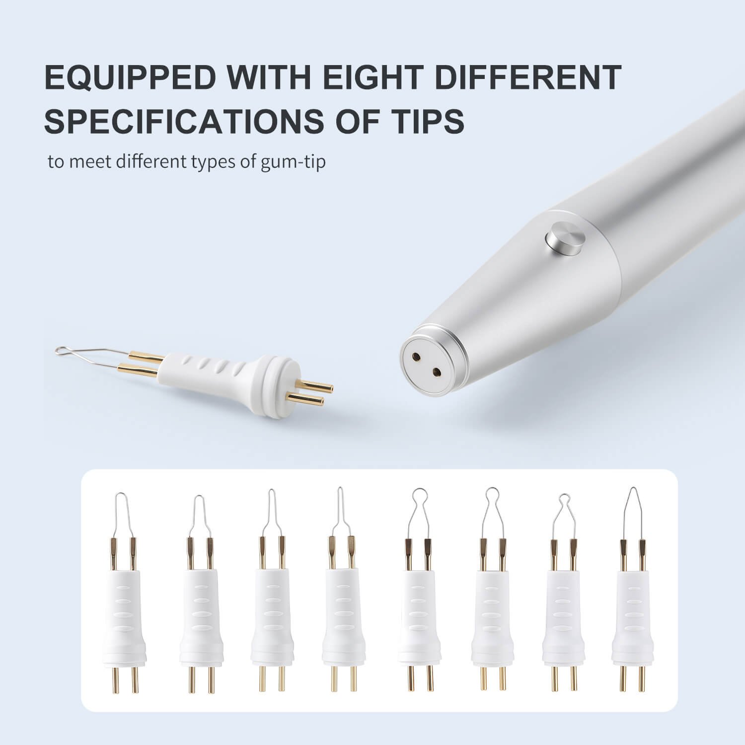 Dental Metal Gutta-Percha Point Cutter Devices with 8pcs Heated Tips - azdentall.com