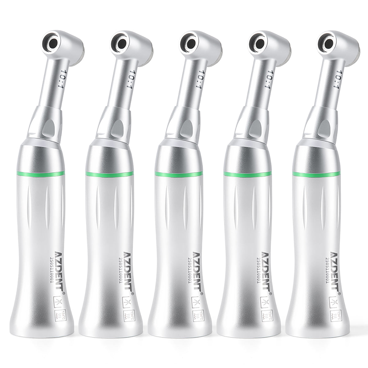 5pcs AZDENT Dental 10:1 Endo Reciprocating Contra Angle Handpiece Push Button - azdentall.com