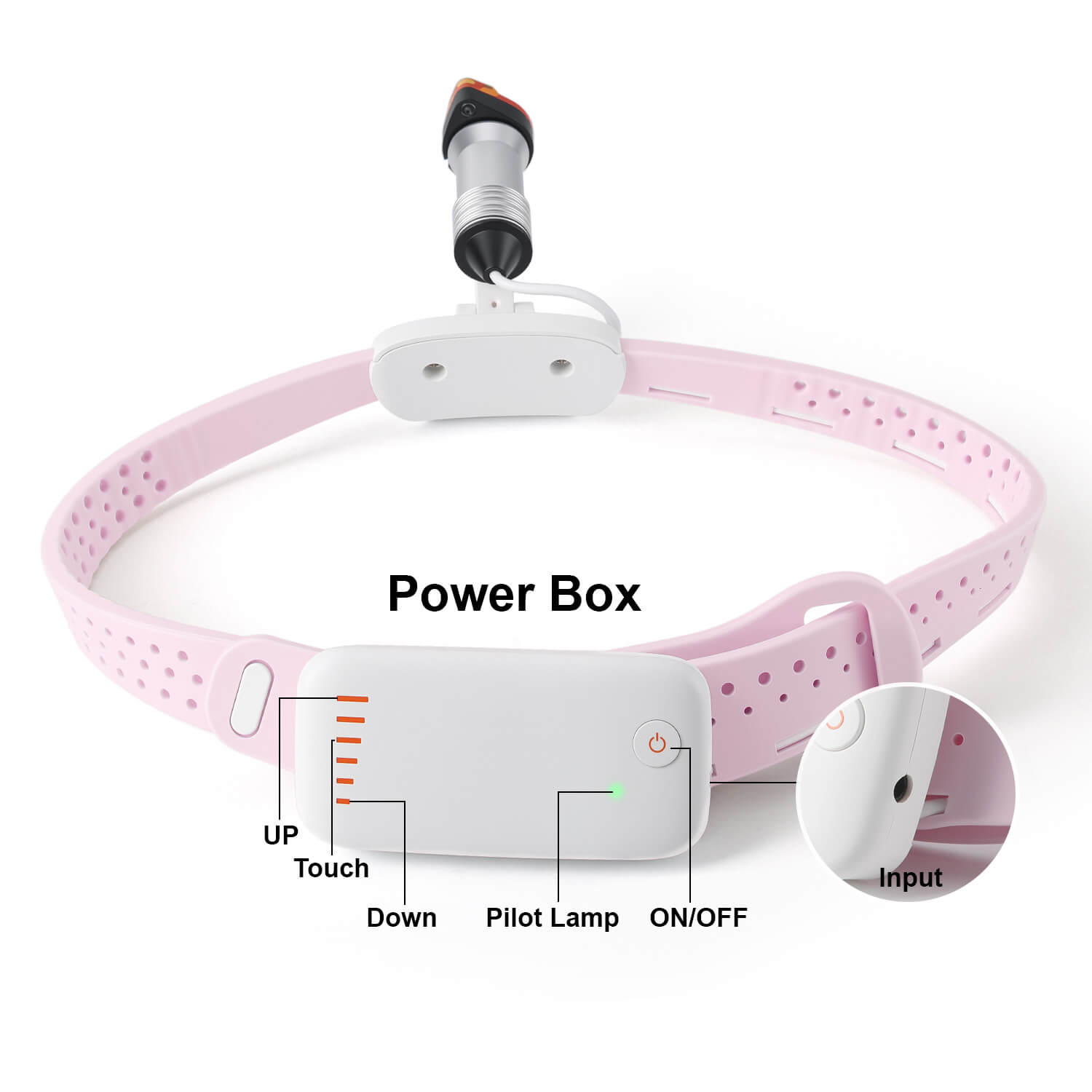 Dental Lab Cordless Portable Medical Headlamp 5W LED - azdentall.com