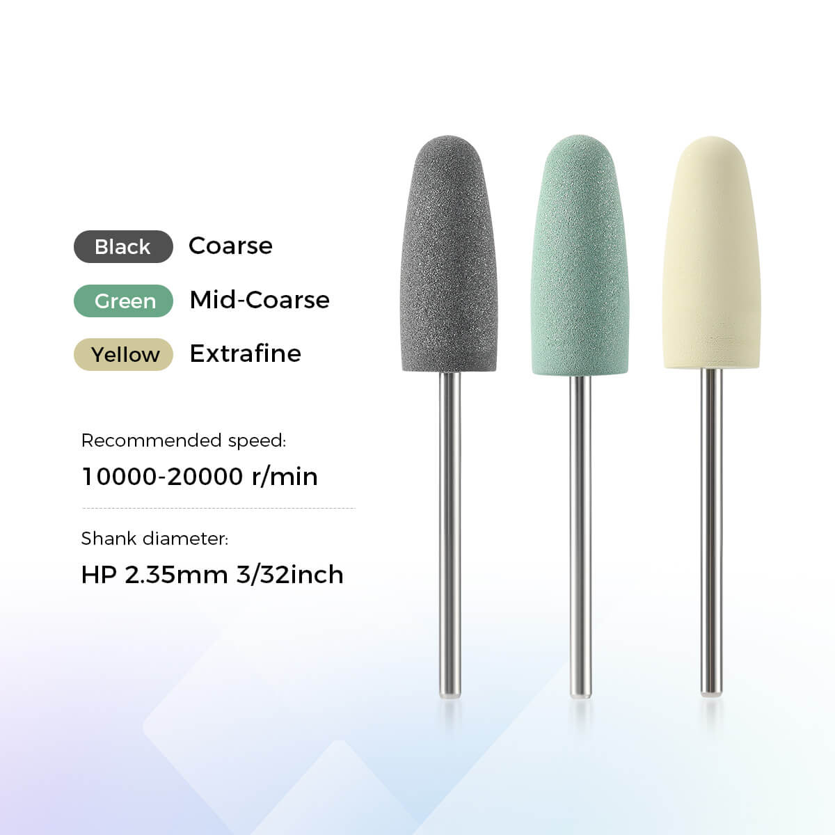 Dental Resin Base Acrylic HP Polishing Kit HP Tungsten Carbide Polisher 8pcs/Kit - azdentall.com