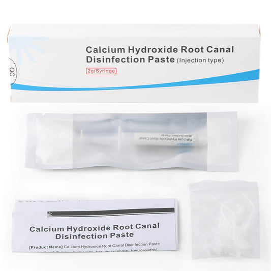Dental Calcium Hydroxide Root Canal Disinfection Paste Injection Type 2g Syringe with 10pcs Needles - azdentall.com