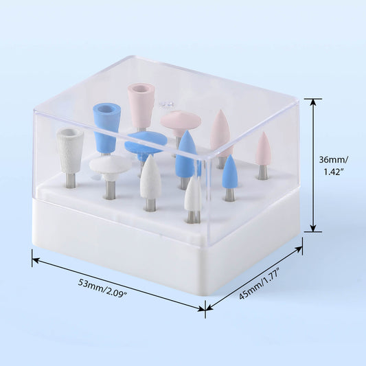 Dental Silicone Polishing Resin RA Composite Polisher Kit for Contra Angle Handpiece 12pcs/Box - azdentall.com