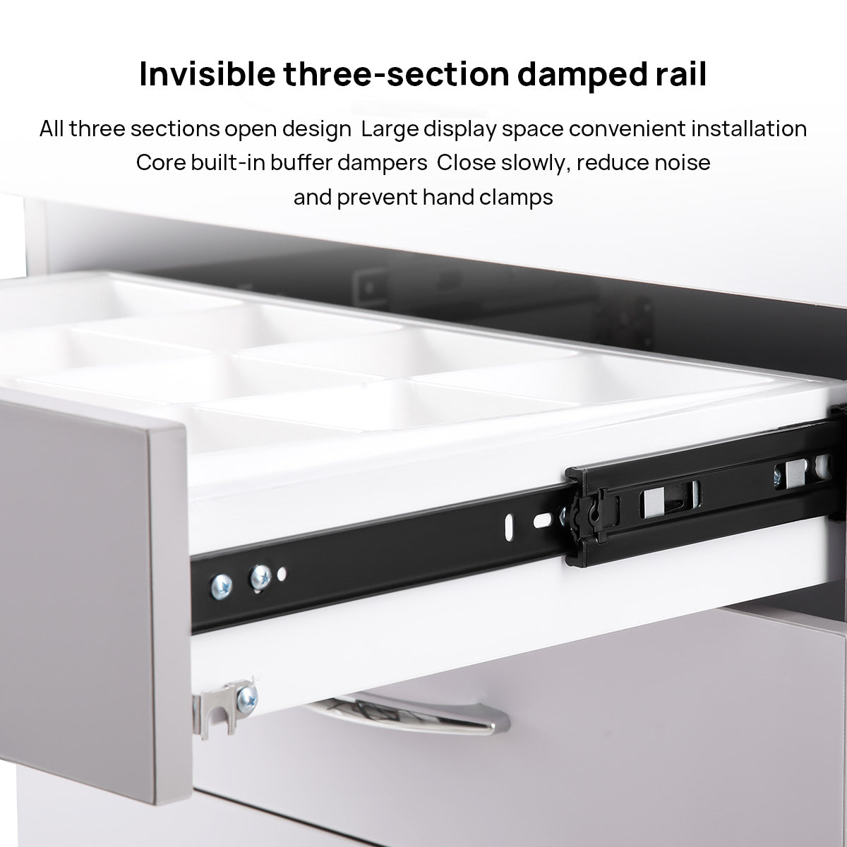 Dental NW-P4 Acrylic Mobile Cabinet Cart Five Drawers & Two Instrument Tray - azdentall.com
