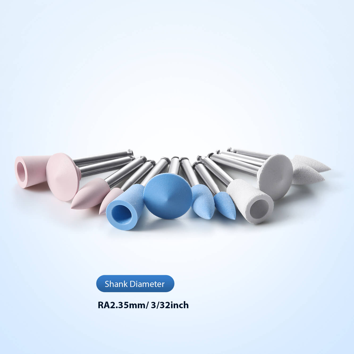 Dental Silicone Polishing Resin RA Composite Polisher Kit for Contra Angle Handpiece 12pcs/Box - azdentall.com