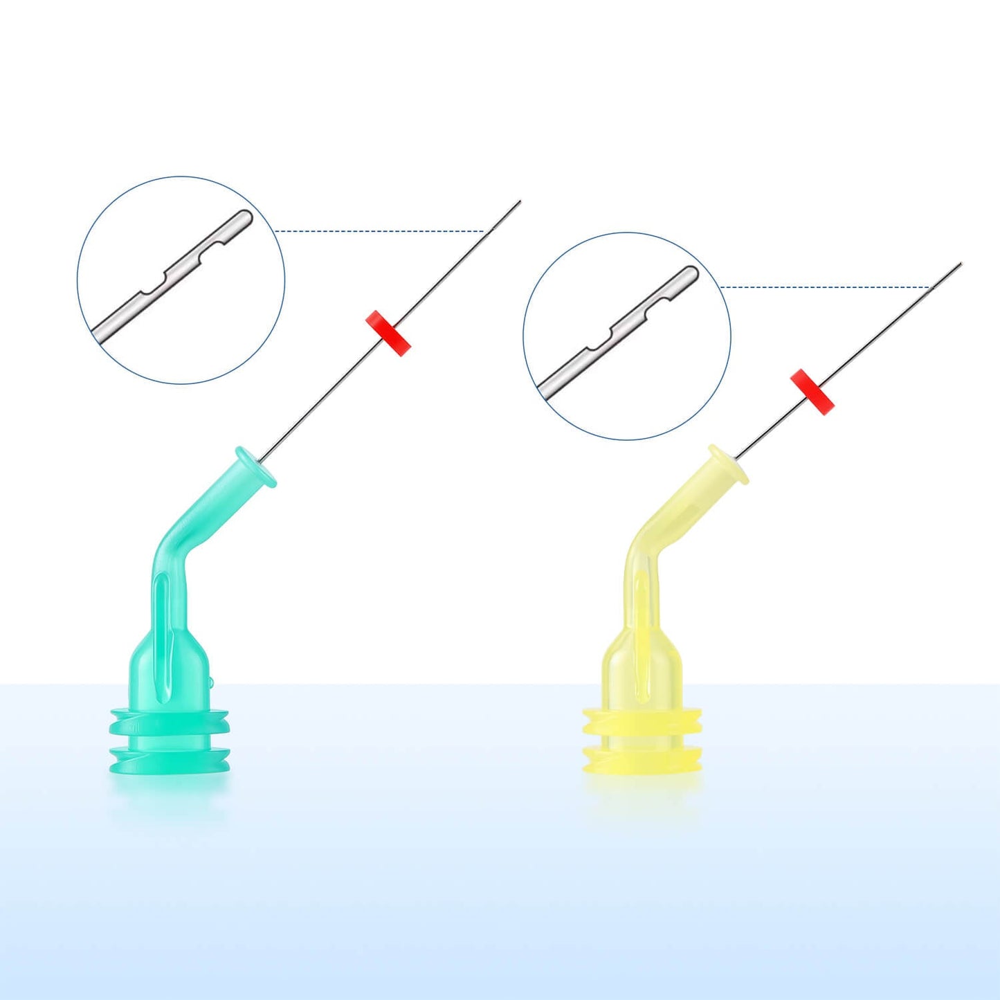 Dental Irrigation Endo Pre-Bent Needle Tip Double Side Hole 20pcs/Box - azdentall.com
