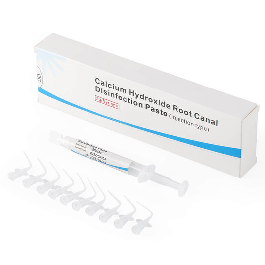 Dental Calcium Hydroxide Root Canal Disinfection Paste Injection Type 2g Syringe with 10pcs Needles - azdentall.com