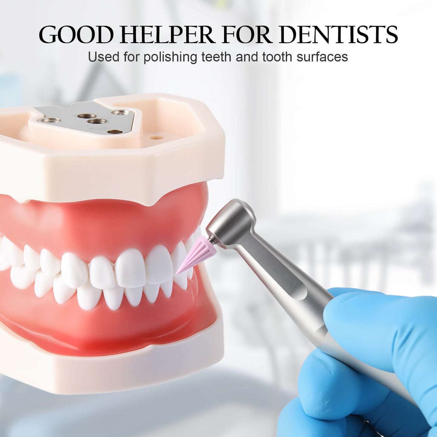Dental Silicone Rubber Tapered Polishing Prophy Soft/Hard Cup Umbrella Shape 10pcs/Bag - azdentall.com