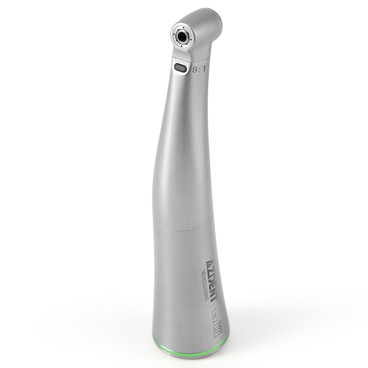 AZDENT Dental Mini 8:1 Contra Angle Fiber Optic Low Speed Handpiece - azdentall.com