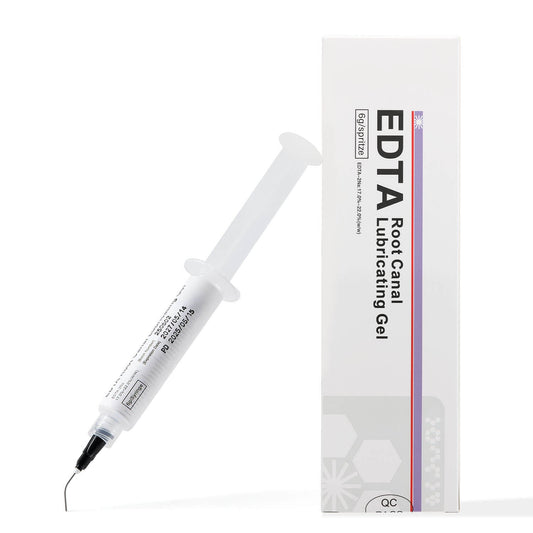 Dental EDTA Root Canal Lubricating Gel 6g Syringe with 10pcs Needles - azdentall.com