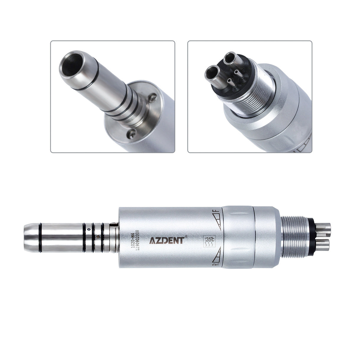 AZDENT 1:1 Low Speed E-type Air Motor Internal Water 4 Hole