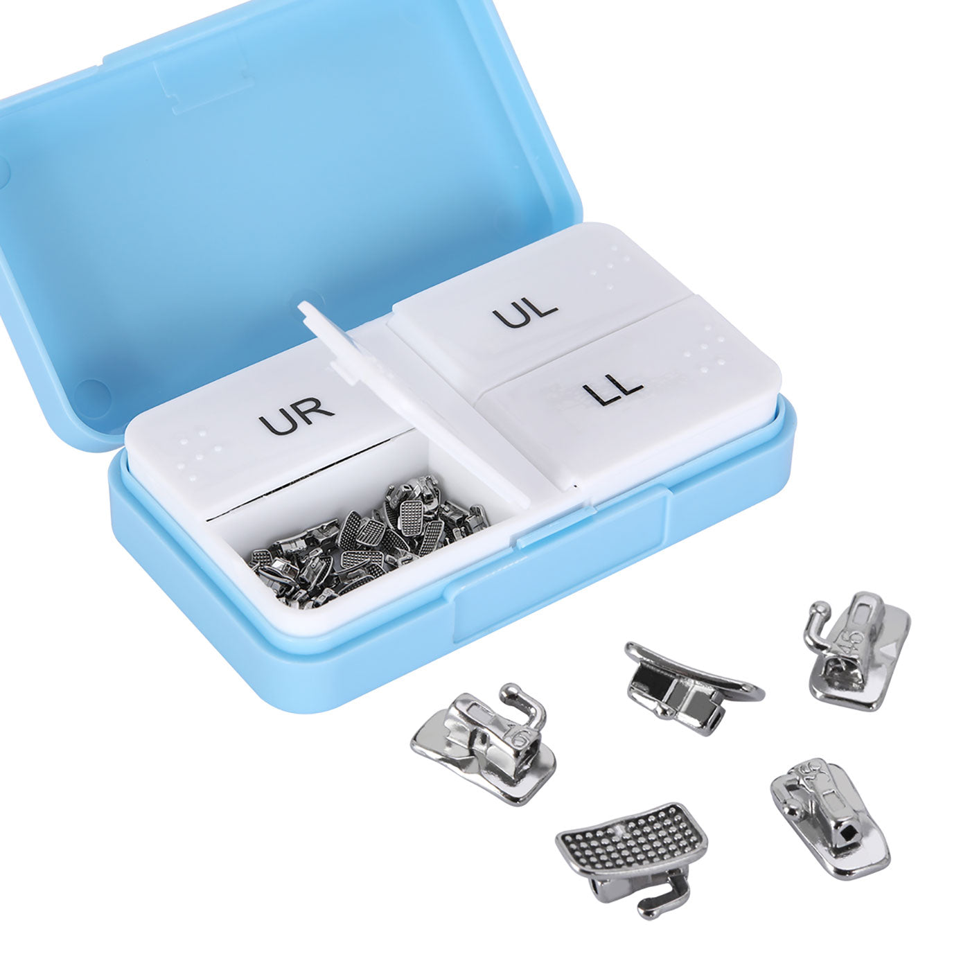 AZDENT Buccal Tube 1st Molar Monoblock Non-Convertible MBT 0.018 50Sets/Bx