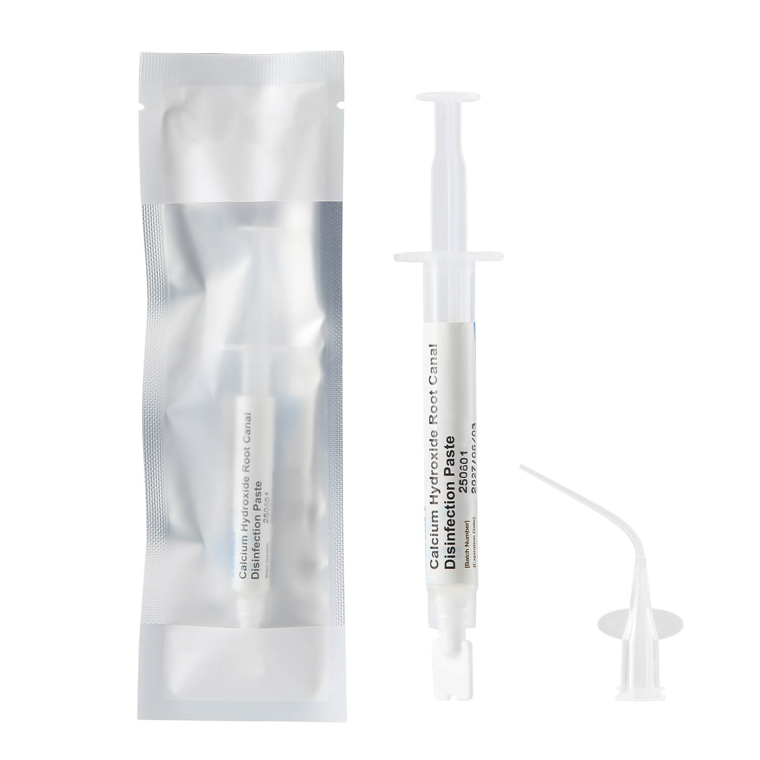 Dental Calcium Hydroxide Root Canal Disinfection Paste Injection Type 2g Syringe with 10pcs Needles - azdentall.com