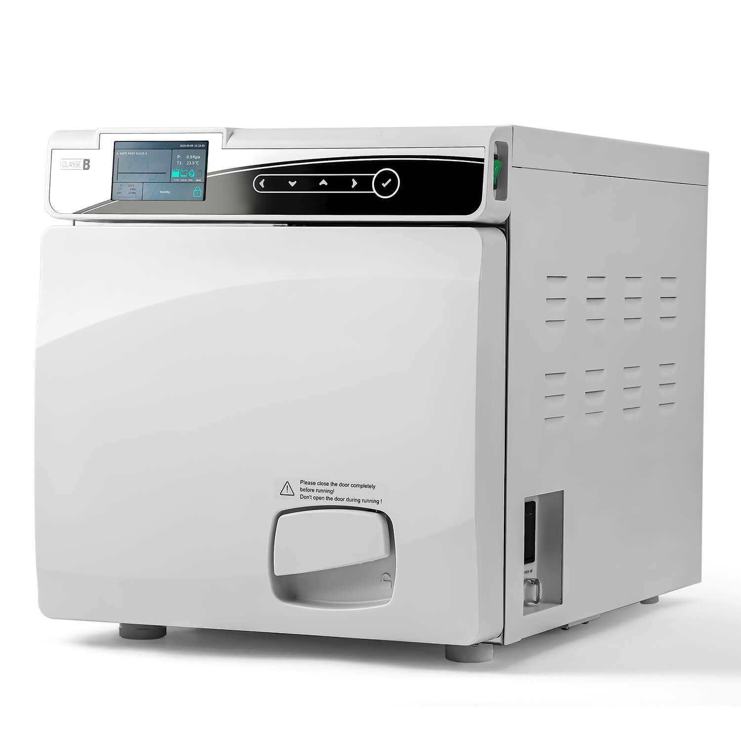 Dental 22L Autoclave Steam Sterilizer LCD Built-in Printer Table Top Class B Dry Function - azdentall.com