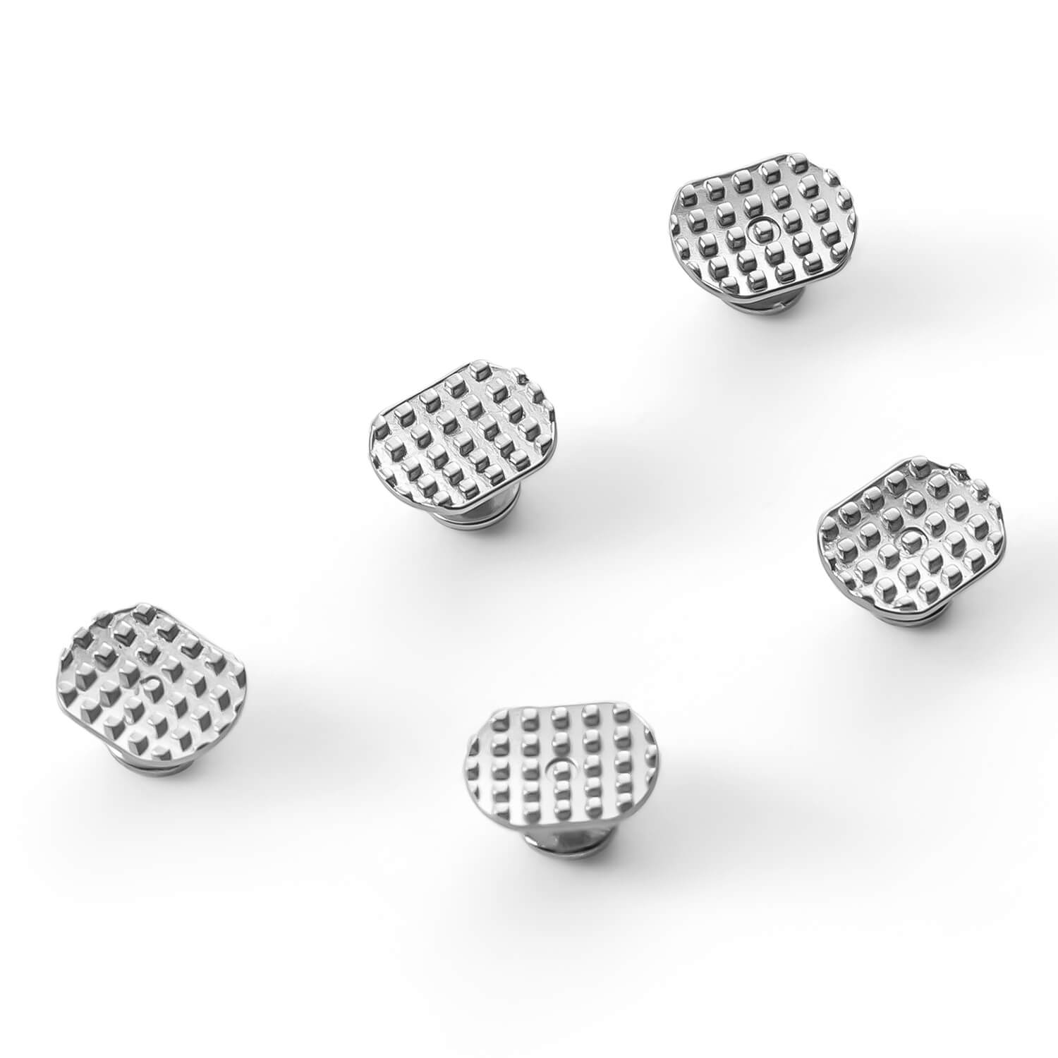 Dental Orthodontic Metal Lingual Button Monoblock Bondable Rectangular 10pcs/Bag - azdentall.com